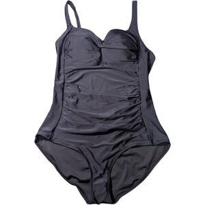 Ocean Blues Women's Swimming Suit Black NWT Size M One Piece Summer Outfit